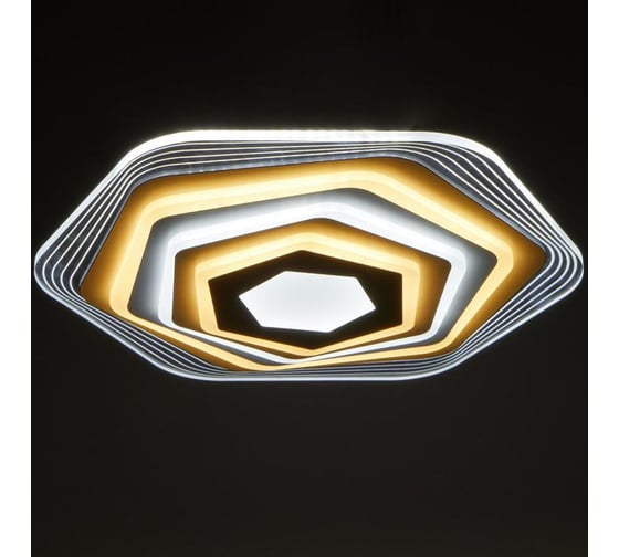 Люстра BayerLux с ПДУ 10001/1 LED 140Вт 3000-6000К диммер 50х50 см 5169331