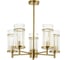 Люстра ODEON LIGHT FORMIA стекло, E14, 5х60W 4809/5 1