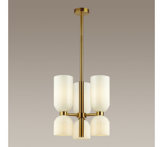 Люстра ODEON LIGHT ORINOCO стекло, E14, 6х60W 4798/6