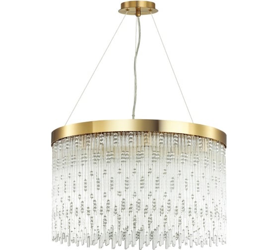 Люстра ODEON LIGHT REFANO стекло, E14, 8х40W 4848/8