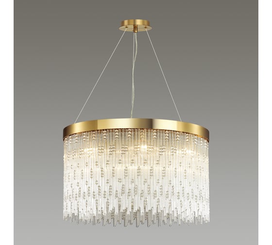 Люстра ODEON LIGHT REFANO стекло, E14, 8х40W 4848/8