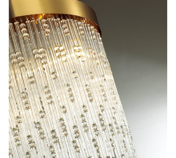 Люстра ODEON LIGHT REFANO стекло, E14, 8х40W 4848/8