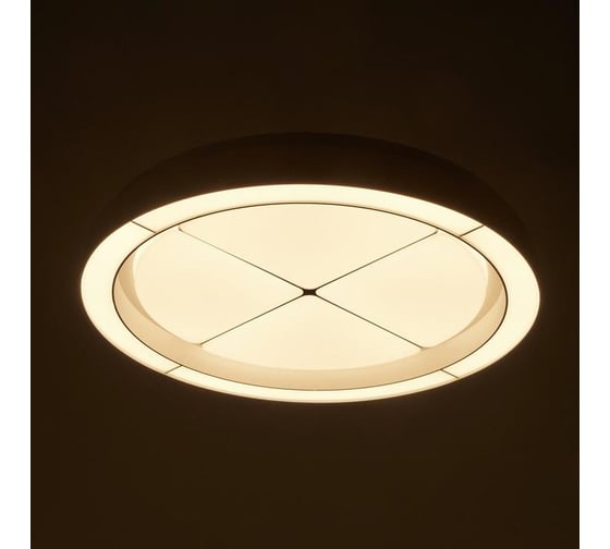 Люстра BayerLux с ПДУ 60406/1 LED 112Вт диммер 3000-6000К белый 50х50х7 см 4942295