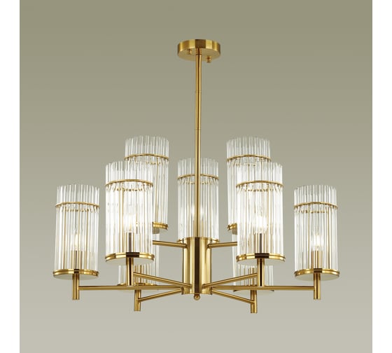 Люстра ODEON LIGHT FORMIA стекло, E14, 9х60W 4809/9