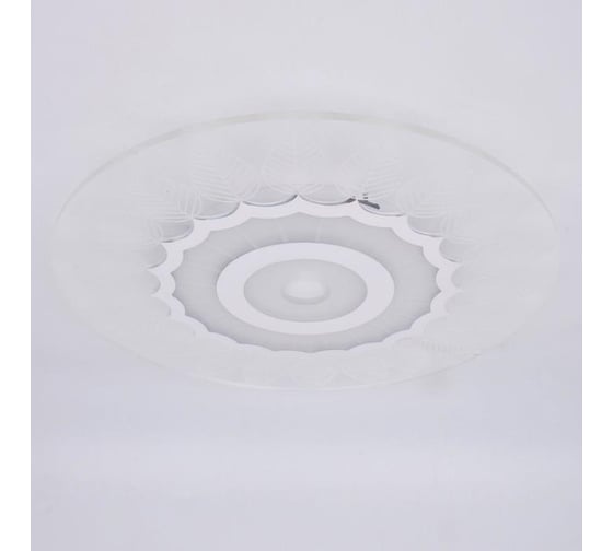 Люстра BayerLux с ПДУ 74655/1 LED 60Вт 3000-6000К диммер бело-прозрачный 50х50х5 см 5073789