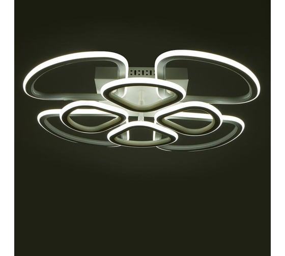 Люстра BayerLux с ПДУ 71189/8 LED 216Вт диммер 3000-6000К белый 67х67х12,5 см 4934973
