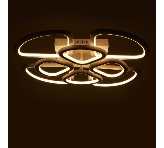 Люстра BayerLux с ПДУ 71189/8 LED 216Вт диммер 3000-6000К белый 67х67х12,5 см 4934973