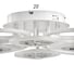 Люстра BayerLux с ПДУ 1162/8WT LED 160Вт 3000-6000К диммер белый 70х70х10 см 5250777 9
