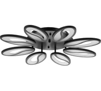 Люстра BayerLux с ПДУ 59114/8BK LED 160Вт 3000-6000К диммер черный 70х70х7 см 5109282