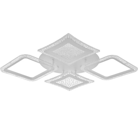 Люстра BayerLux с ПДУ 59118/4WT LED 160Вт 3000-6000К диммер белый 55х55х5 см 5109294