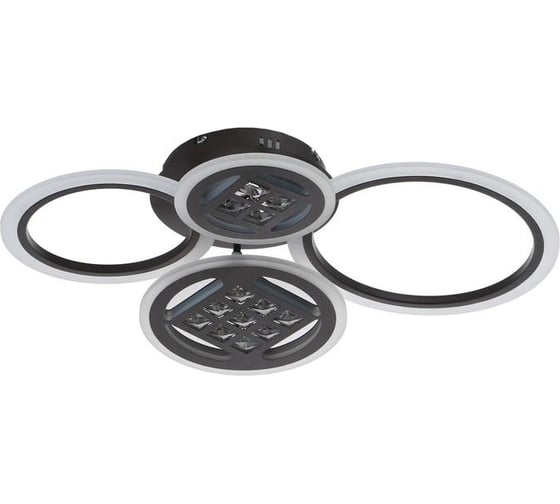 Люстра BayerLux с ПДУ 1158/4CF LED 116Вт 3000-6000К диммер кофе 63х45х12 см 5250767 1