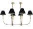 Люстра HIPER 6хE14х40Вт BLACK/GOLD H145-6 1