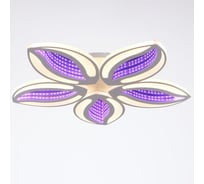 Люстра BayerLux с ПДУ 10016/5 LED 120Вт 3000-6000К диммер с подсветкой белый 50х50х10 см 5169345