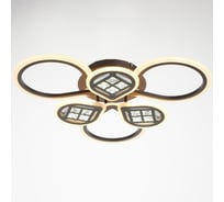 Люстра BayerLux с ПДУ 1161/6CF LED 114Вт 3000-6000К диммер кофе 65х45х10 см 5250774