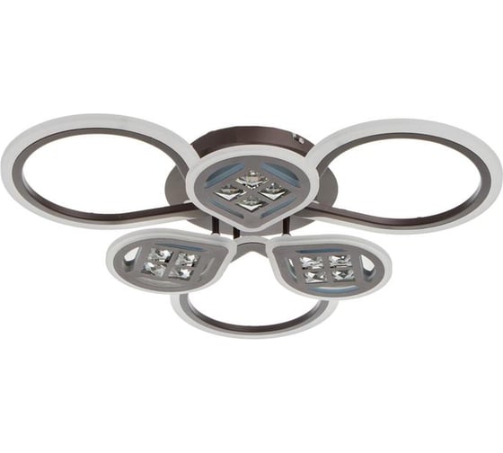 Люстра BayerLux с ПДУ 1161/6CF LED 114Вт 3000-6000К диммер кофе 65х45х10 см 5250774