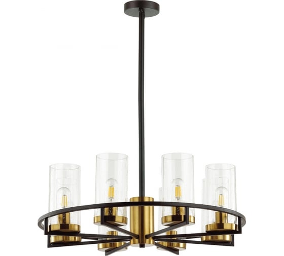 Люстра ODEON LIGHT стекло E27 8*60W KAVO 4817/8 1