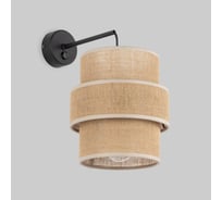 Настенный светильник TK Lighting с тканевым абажуром 5400 Calisto чер a068431