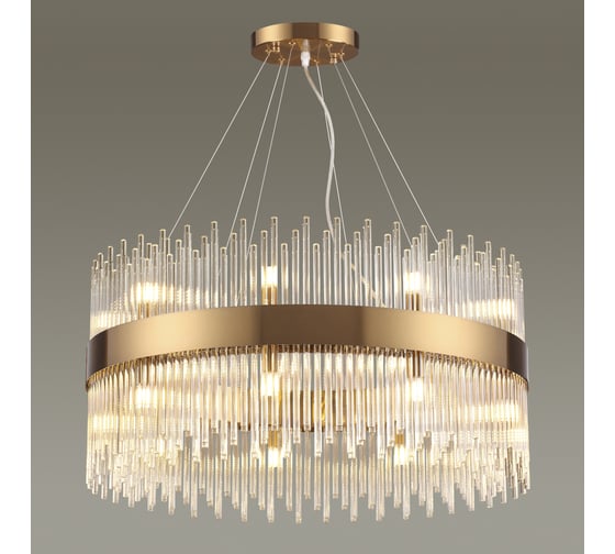 Люстра ODEON LIGHT стекло G9 18*33W FOCCO 4722/18