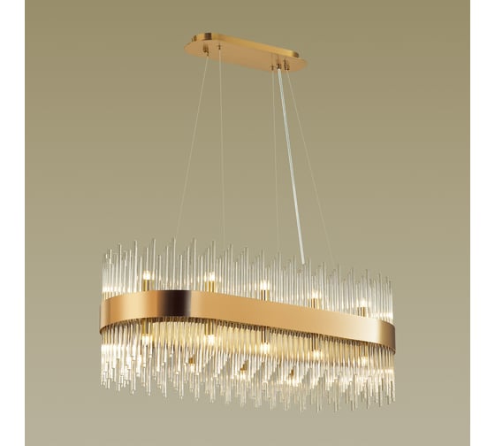 Люстра ODEON LIGHT стекло G9 24*33W FOCCO 4722/24