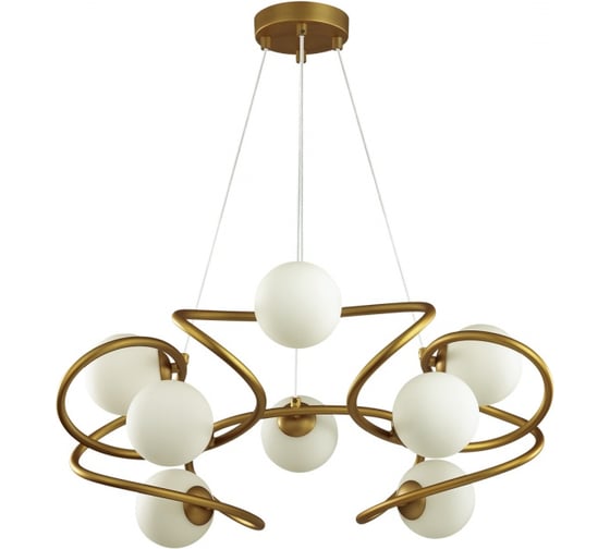 Люстра ODEON LIGHT стекло G9 8*40W SLOTA 4806/8