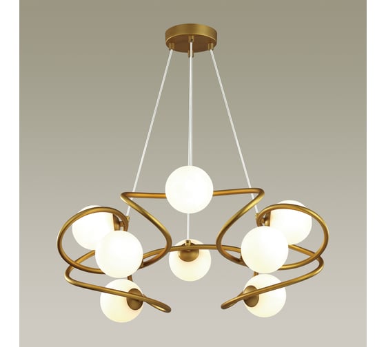 Люстра ODEON LIGHT стекло G9 8*40W SLOTA 4806/8