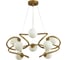 Люстра ODEON LIGHT стекло G9 8*40W SLOTA 4806/8 1