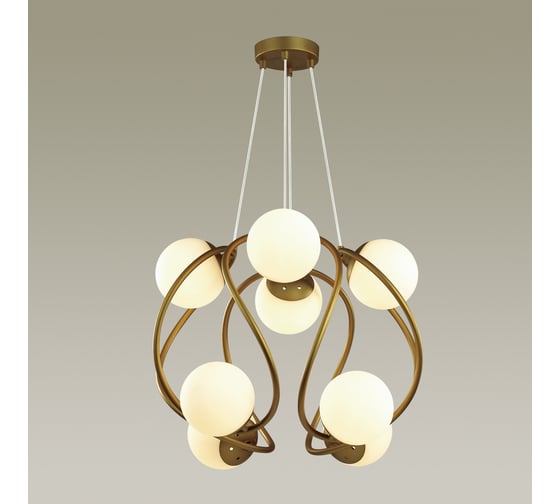 Люстра ODEON LIGHT стекло G9 8*40W SLOTA 4808/8
