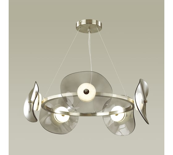 Люстра ODEON LIGHT стекло LED 1*48W FLUENT 4858/48L