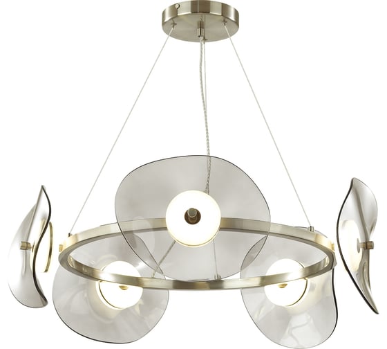 Люстра ODEON LIGHT стекло LED 1*48W FLUENT 4858/48L