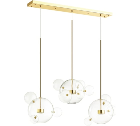 Люстра ODEON LIGHT стекло LED 36W BUBBLES 4640/36L