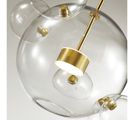 Люстра ODEON LIGHT стекло LED 36W BUBBLES 4640/36L