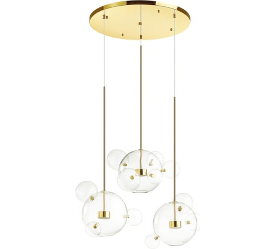 Люстра ODEON LIGHT стекло LED 36W BUBBLES 4640/36LA