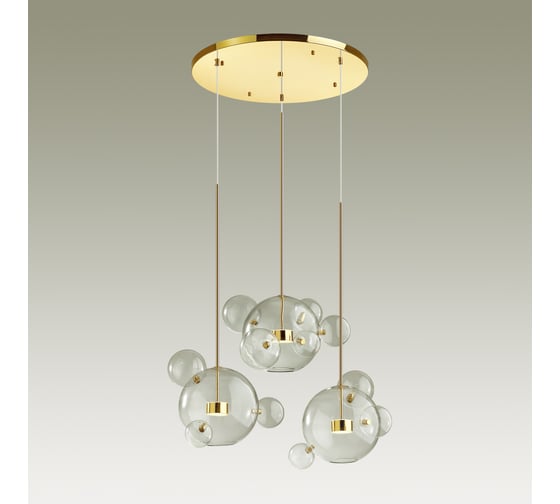Люстра ODEON LIGHT стекло LED 36W BUBBLES 4640/36LA