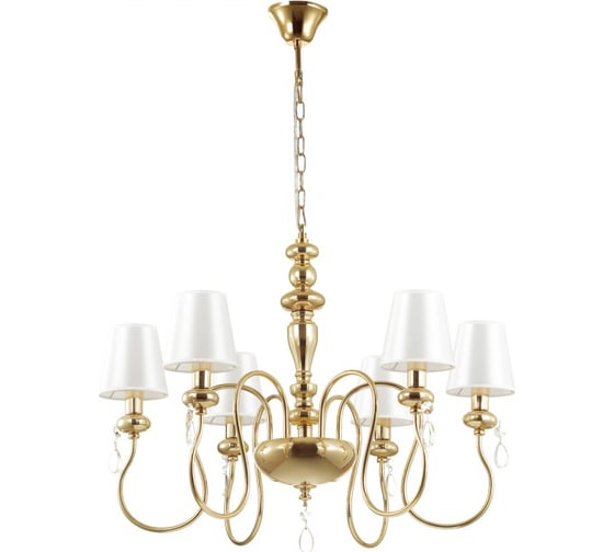 Люстра ODEON LIGHT ткань E14 6*40W MEKI 4723/6