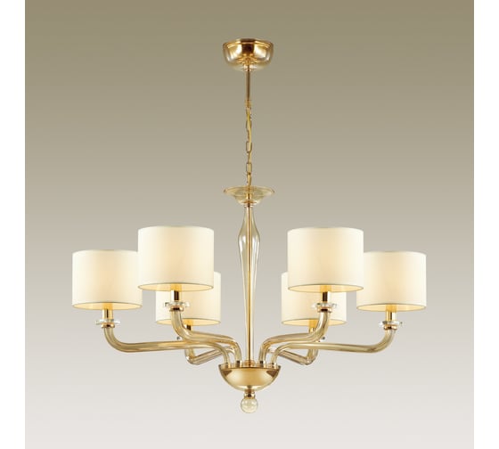 Люстра ODEON LIGHT ткань E14 6*40W VOSTA 4727/6