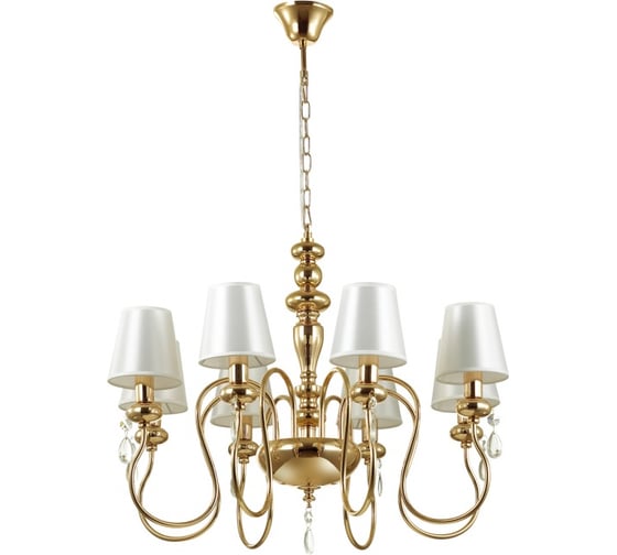 Люстра ODEON LIGHT ткань E14 8*40W MEKI 4723/8