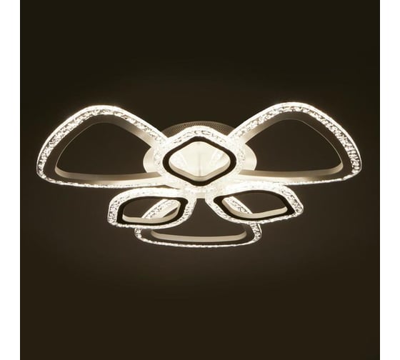 Люстра BayerLux с ПДУ 71101/6WT LED 120Вт 3000-6000К диммер белый 60х60х10 см 5108281