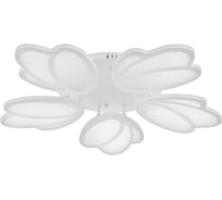 Люстра BayerLux с ПДУ 59133/5WT LED 70+70Вт 3 режима диммер белый 67х67х14 см 5109322