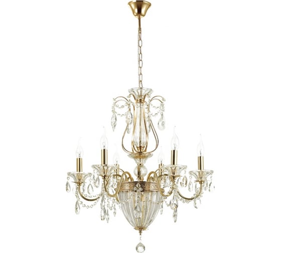 Люстра ODEON LIGHT хрусталь E14. G8 6*40W+2*28W KUVIA 4724/6