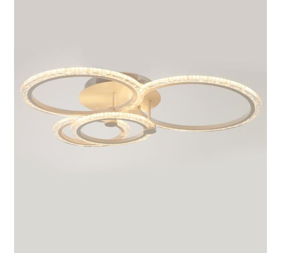 Люстра BayerLux с ПДУ 71182/4 LED 121Вт диммер 3000-6000К белый 62х59х13 см 4934966 1