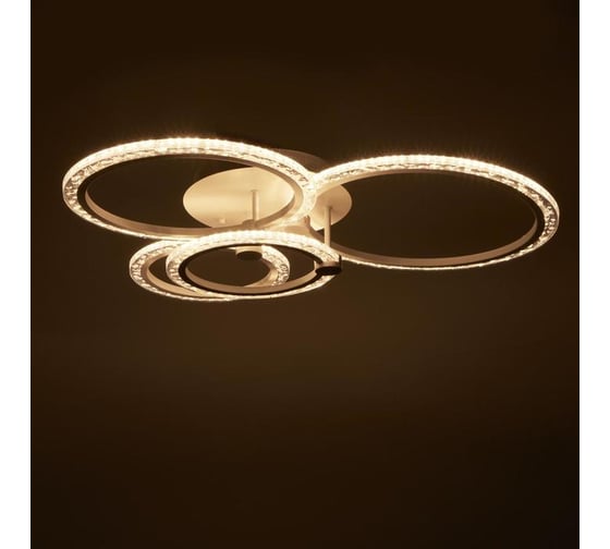 Люстра BayerLux с ПДУ 71182/4 LED 121Вт диммер 3000-6000К белый 62х59х13 см 4934966