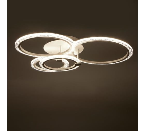Люстра BayerLux с ПДУ 71182/4 LED 121Вт диммер 3000-6000К белый 62х59х13 см 4934966