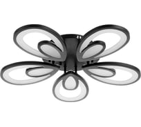 Люстра BayerLux с ПДУ 59125/5BK LED 90+90Вт 3 режима диммер черный 65х65х14 см 5109319