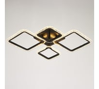 Люстра BayerLux с ПДУ 10020/4BK LED 96Вт 3000-6000К диммер черный 71х50 см 5177731