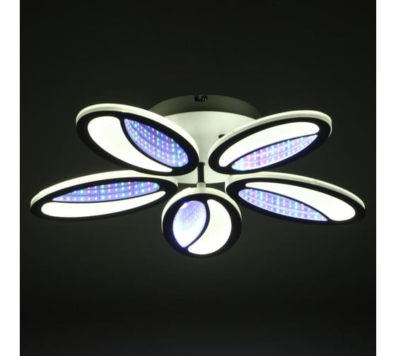 Люстра BayerLux с ПДУ 69671/5WT LED 100Вт диммер 3000-6000K белый 49х49 см 5130694