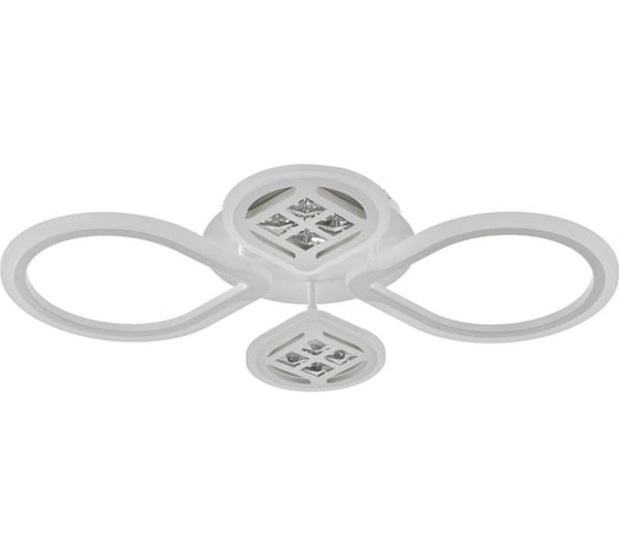 Люстра BayerLux с ПДУ 1154/4WT LED 96Вт 3000-6000К диммер белый 65х45х8 см 5250757