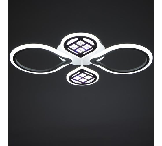 Люстра BayerLux с ПДУ 1154/4WT LED 96Вт 3000-6000К диммер белый 65х45х8 см 5250757