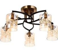 Люстра BayerLux 673159/5, E27 40Вт бронза-черный 57,5х57,5х28 см 4624065