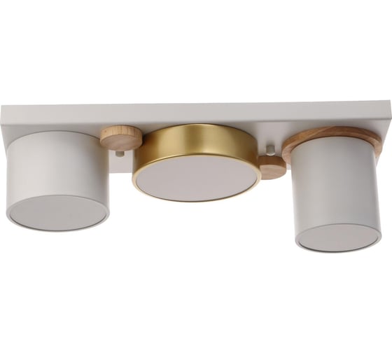 Светильник BayerLux 35431/3 LED 30Вт 3000-6000К белый-золото 35х15х15 см 4941232 1