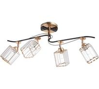 Люстра BayerLux 91228/4, E27 40Вт черный-золото 83х44х25 см 4901057